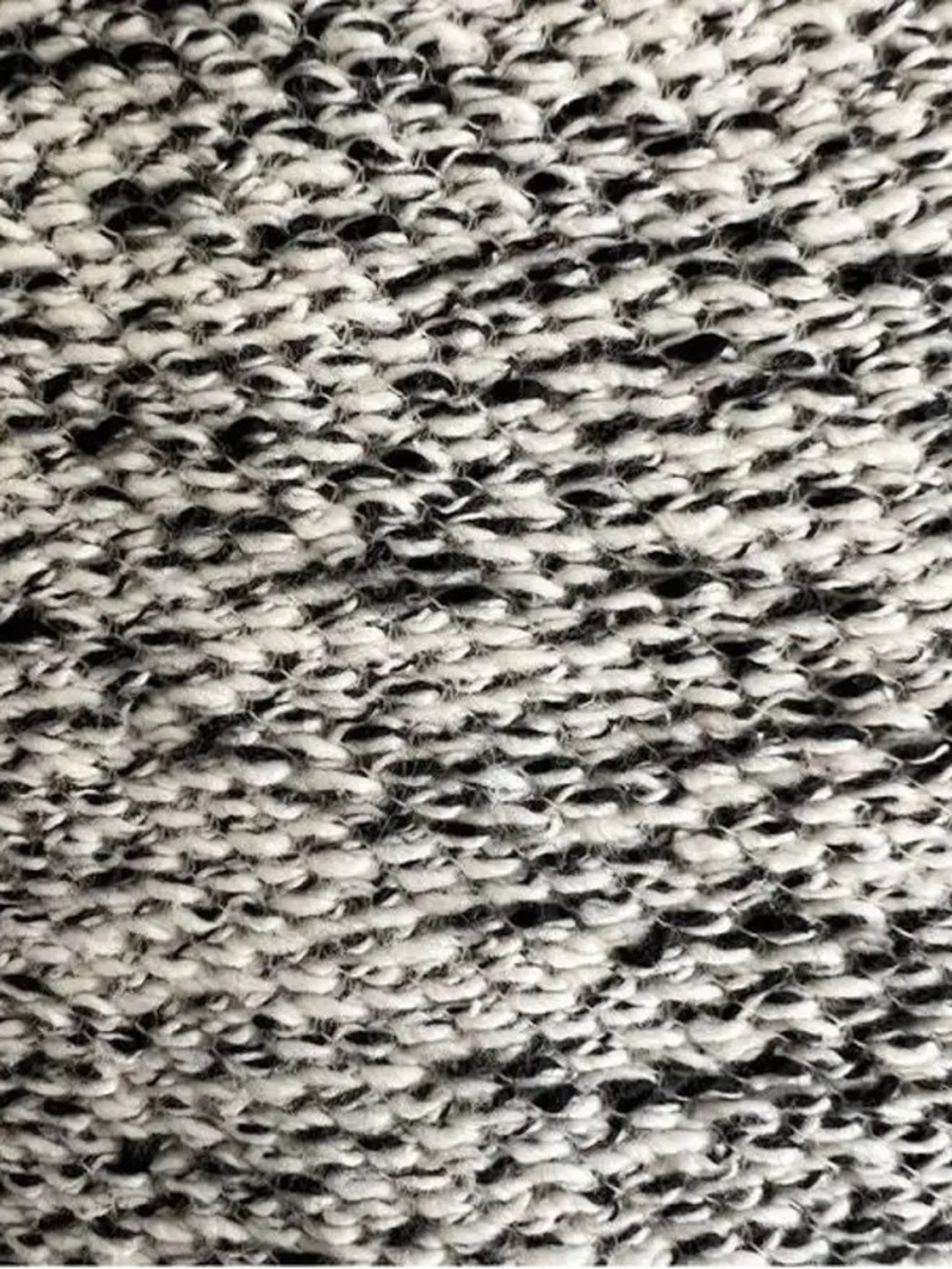 Jack by BB Dakota Black & White Marled Open-Front Fringe Cardigan Large - Picture 9 of 9